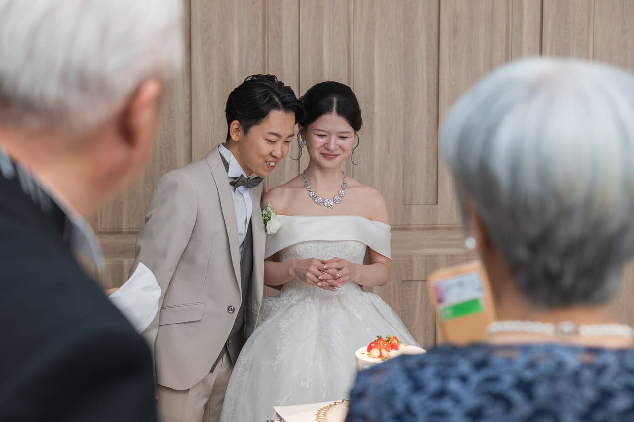 【家族だけでの結婚式】